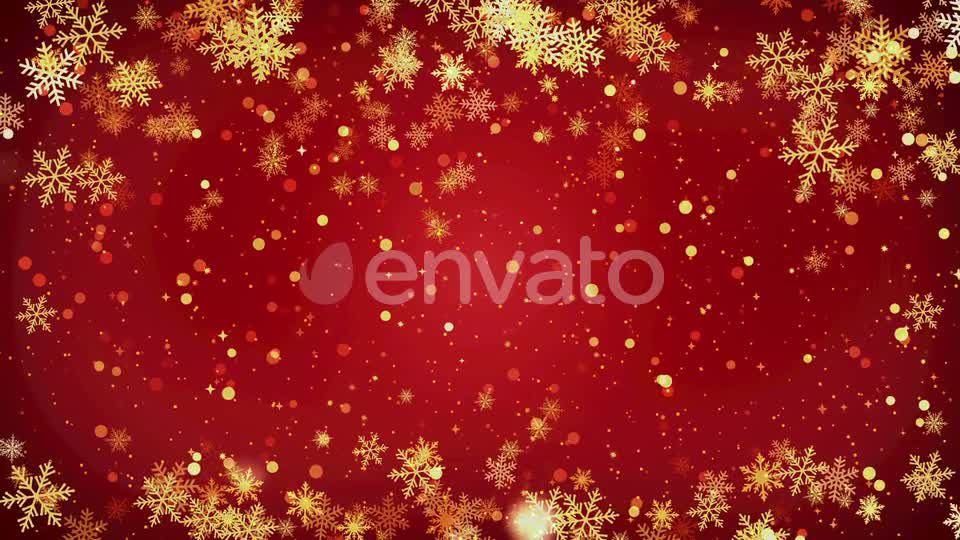 Christmas Gold Snowflake Videohive 22960701 Motion Graphics Image 1