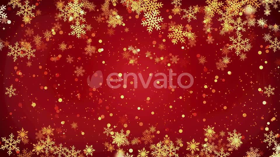 Christmas Gold Snowflake Videohive 22960701 Motion Graphics Image 2