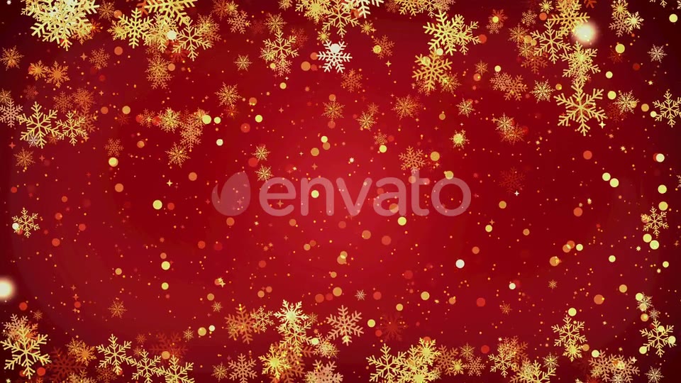 Christmas Gold Snowflake Videohive 22960701 Motion Graphics Image 3