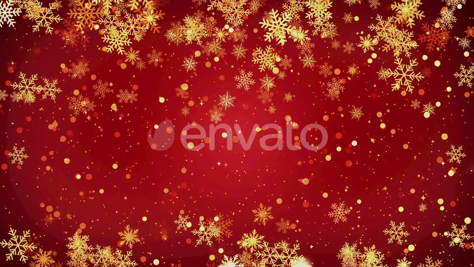 Christmas Gold Snowflake Videohive 22960701 Motion Graphics Image 4