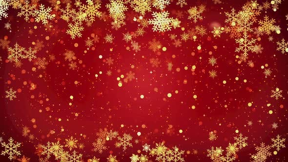 Christmas Gold Snowflake - Videohive 22960701 Download