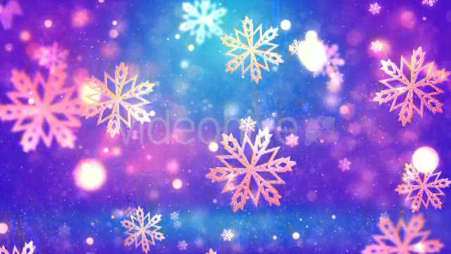 Christmas Gold Snowflakes 3 Videohive 21089527 Motion Graphics Image 2