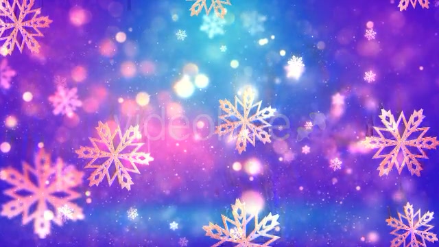Christmas Gold Snowflakes 3 Videohive 21089527 Motion Graphics Image 4