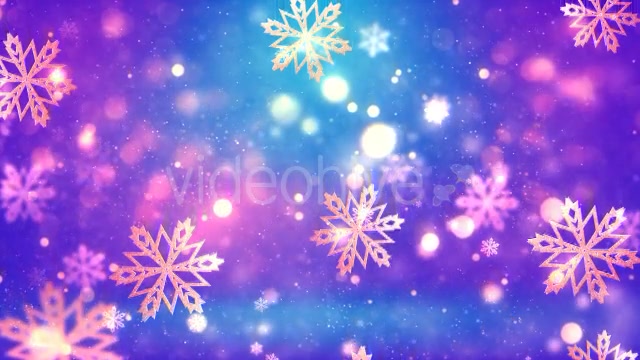 Christmas Gold Snowflakes 3 Videohive 21089527 Motion Graphics Image 5
