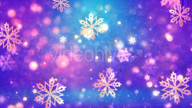 Christmas Gold Snowflakes 3 Videohive 21089527 Motion Graphics Image 6