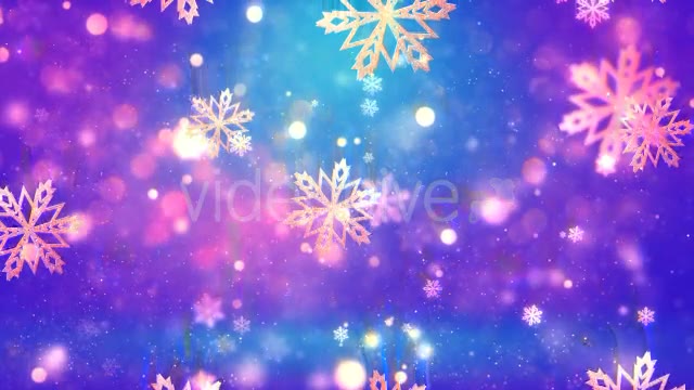 Christmas Gold Snowflakes 3 Videohive 21089527 Motion Graphics Image 8