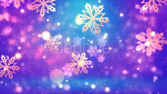 Christmas Gold Snowflakes 3 Videohive 21089527 Motion Graphics Image 9