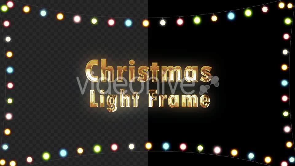 Christmas Light Frame Videohive 21008160 Motion Graphics Image 1
