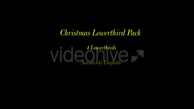 Christmas Lowerthird Pack Videohive 9671070 Motion Graphics Image 1