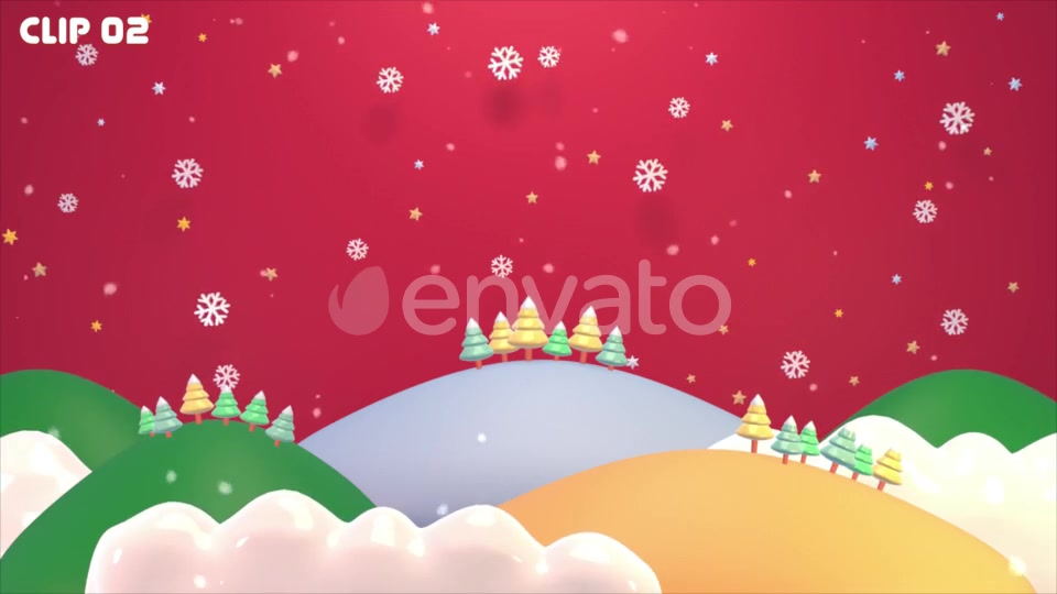 Christmas Mountains Videohive 25061565 Motion Graphics Image 9
