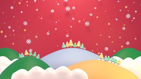 Christmas Mountains - 25061565 Download Videohive