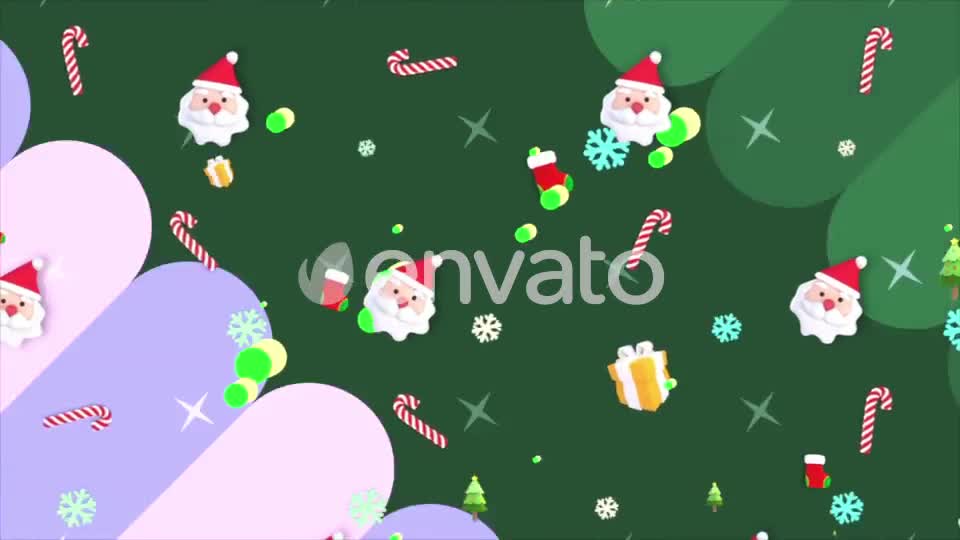 Christmas Pattern Background Videohive 22988954 Motion Graphics Image 1