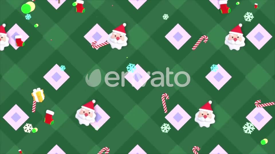Christmas Pattern Background Videohive 22988954 Motion Graphics Image 2