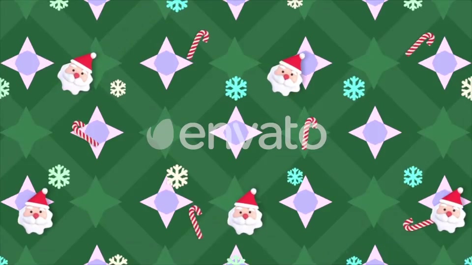 Christmas Pattern Background Videohive 22988954 Motion Graphics Image 3