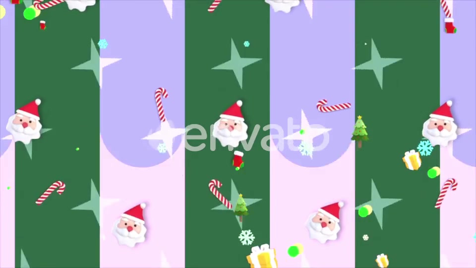 Christmas Pattern Background Videohive 22988954 Motion Graphics Image 4