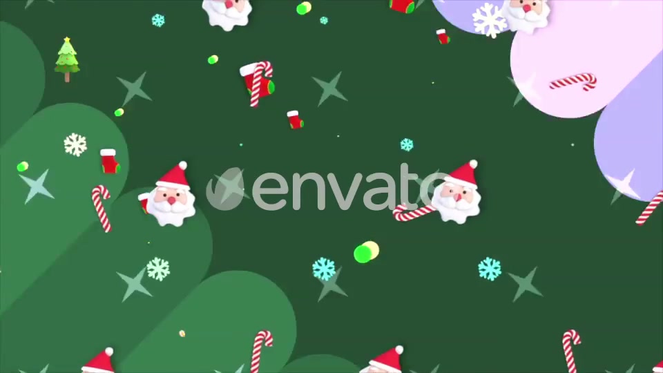Christmas Pattern Background Videohive 22988954 Motion Graphics Image 5