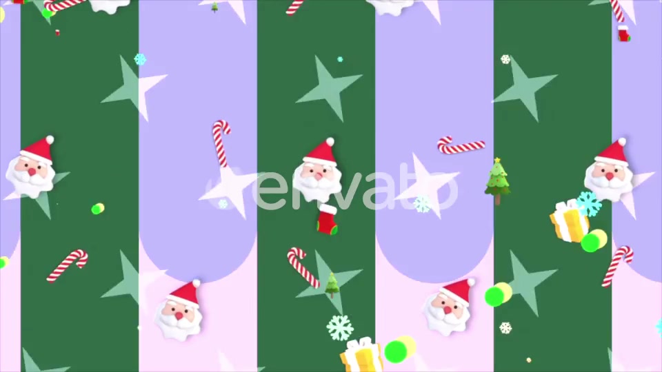 Christmas Pattern Background Videohive 22988954 Motion Graphics Image 9