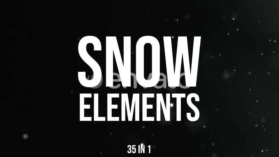 Christmas Snow Elements Videohive 22976800 Motion Graphics Image 1