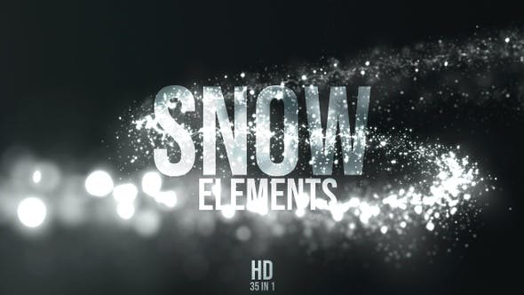 Christmas Snow Elements - 22976800 Download Videohive