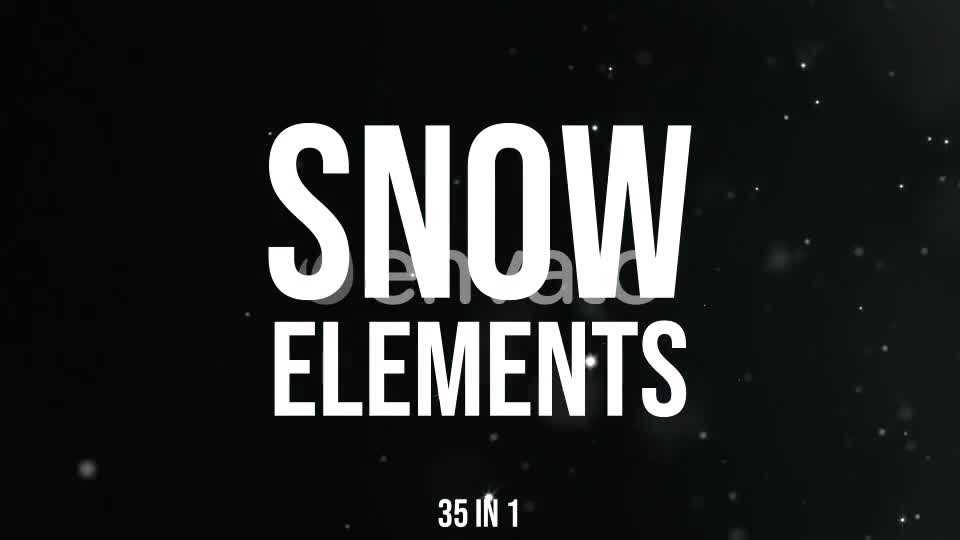 Christmas Snow Elements Videohive 22981341 Motion Graphics Image 1