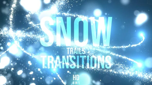 Christmas Snow Transitions - Videohive 23035591 Download