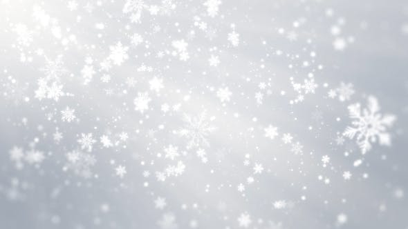 Christmas Snowflakes Background - Videohive Download 21031228