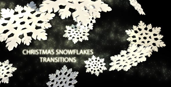 Christmas Snowflakes Transitions - Videohive 16823114 Download