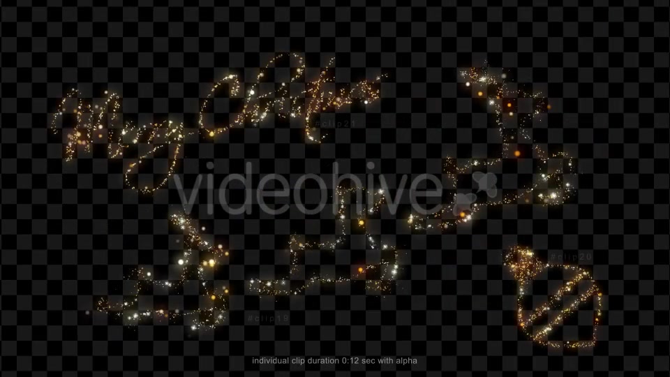 Christmas Sparkling Elements Videohive 18865007 Motion Graphics Image 10