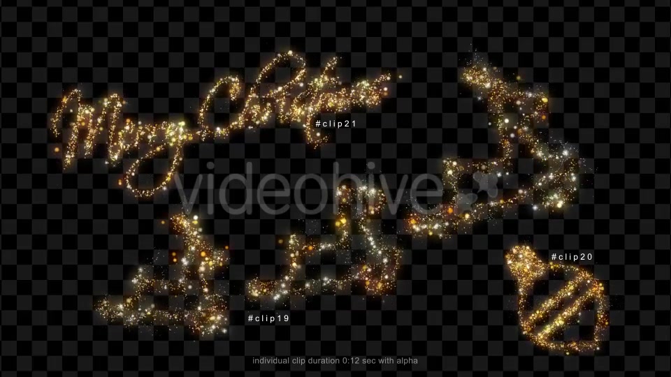Christmas Sparkling Elements Videohive 18865007 Motion Graphics Image 11