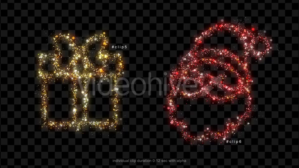Christmas Sparkling Elements Videohive 18865007 Motion Graphics Image 4