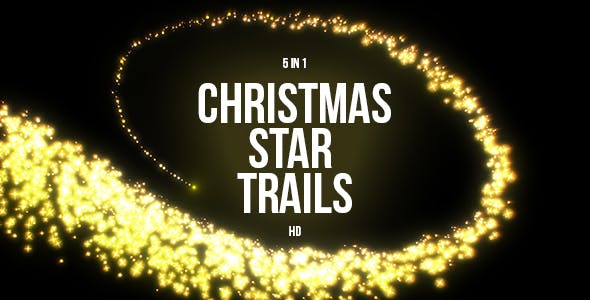 Christmas Star Trails - 21011289 Download Videohive