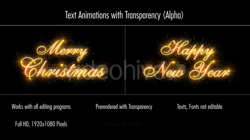 Christmas Texts Videohive 21069231 Motion Graphics Image 2