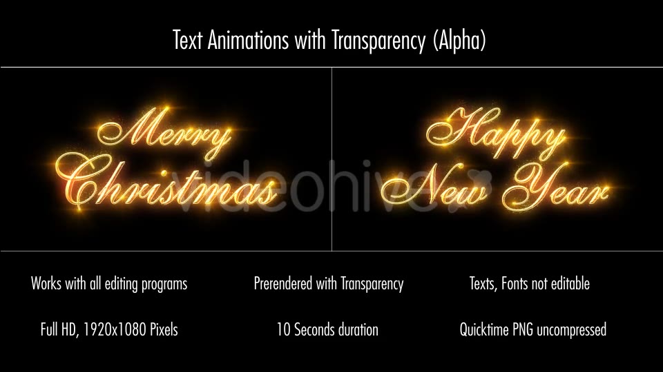 Christmas Texts Videohive 21069231 Motion Graphics Image 3