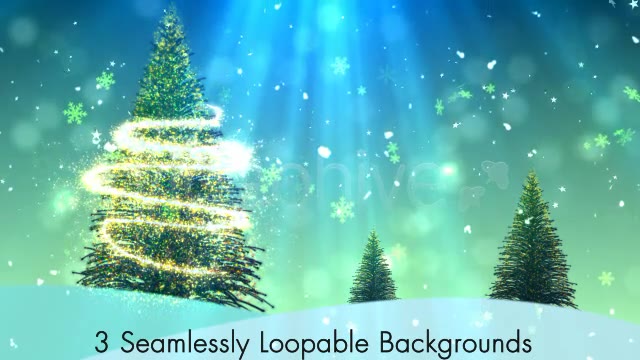 Christmas Tree Backgrounds Pack V1 Videohive 6005945 Motion Graphics Image 2