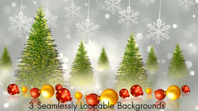 Christmas Tree BG Pack V2 Videohive 6041440 Motion Graphics Image 2