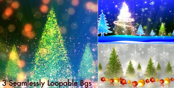 Christmas Tree BG Pack V2 - 6041440 Download Videohive