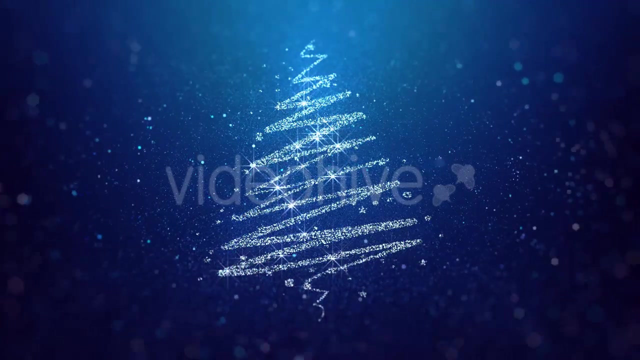 Christmas Tree Blue Background Videohive 20983390 Motion Graphics Image 4