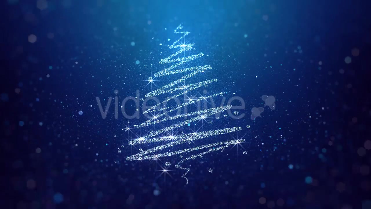 Christmas Tree Blue Background Videohive 20983390 Motion Graphics Image 6