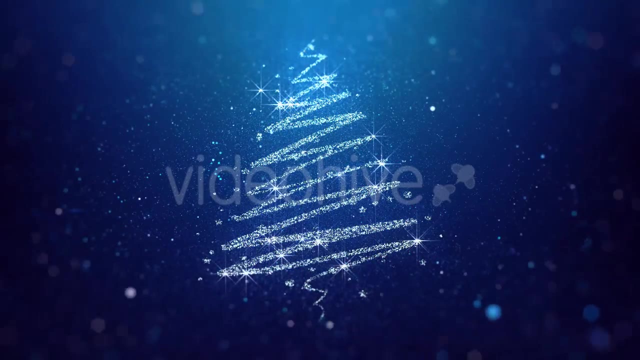 Christmas Tree Blue Background Videohive 20983390 Motion Graphics Image 7