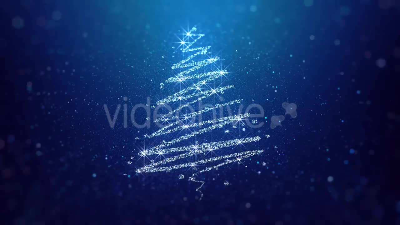 Christmas Tree Blue Background Videohive 20983390 Motion Graphics Image 8