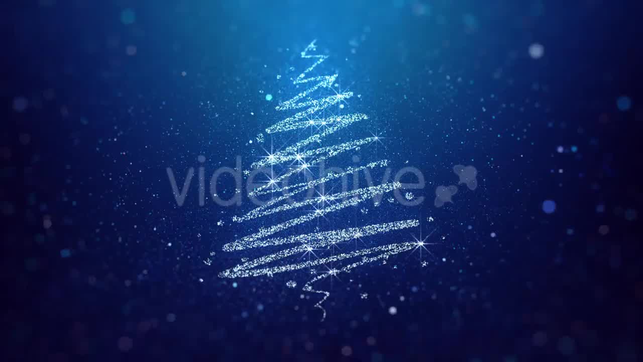 Christmas Tree Blue Background Videohive 20983390 Motion Graphics Image 9