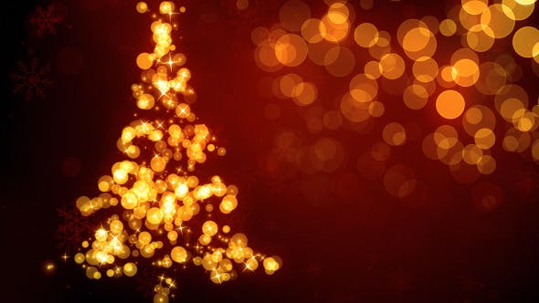 Christmas Tree Bokeh - 6206916 Videohive Download