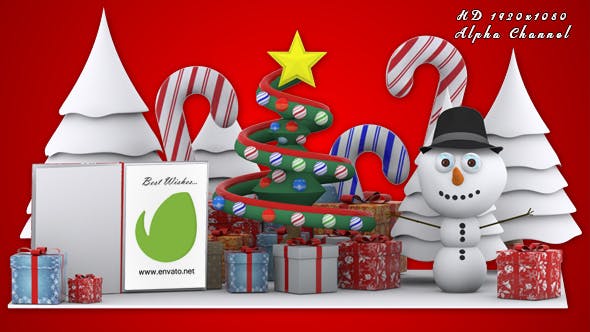 Christmas Tree Greetings - Download Videohive 13576281