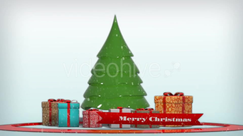 Christmas Tree Merry Christmas Animation Videohive 9369217 Motion Graphics Image 5