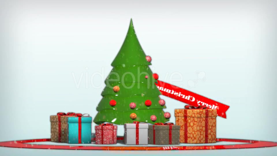 Christmas Tree Merry Christmas Animation Videohive 9369217 Motion Graphics Image 6