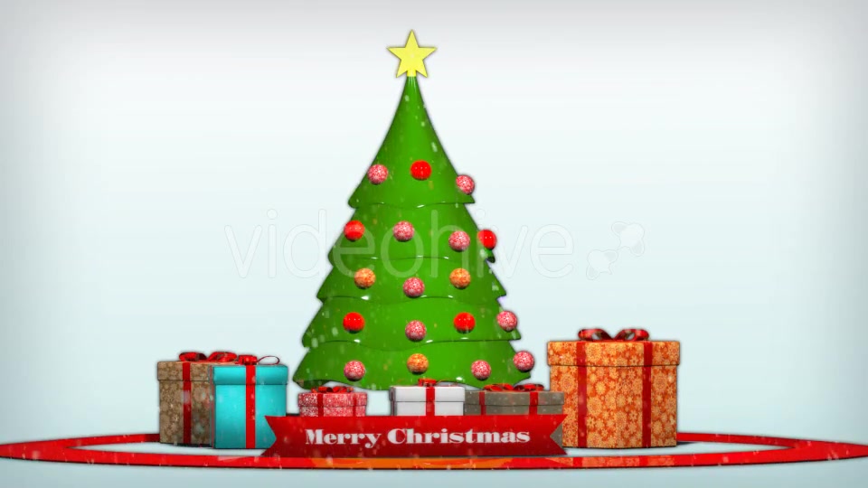 Christmas Tree Merry Christmas Animation Videohive 9369217 Motion Graphics Image 8