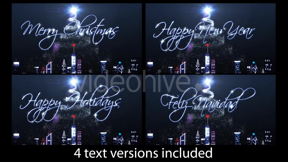 Christmas Tree over the City! Videohive 19080281 Motion Graphics Image 12