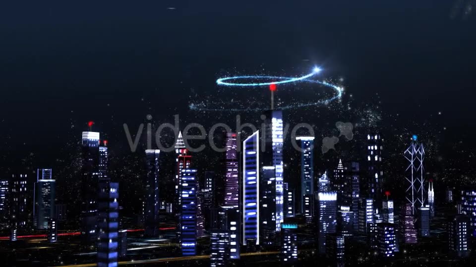 Christmas Tree over the City! Videohive 19080281 Motion Graphics Image 2