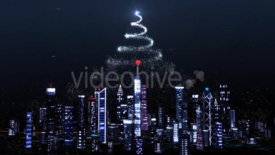 Christmas Tree over the City! Videohive 19080281 Motion Graphics Image 8