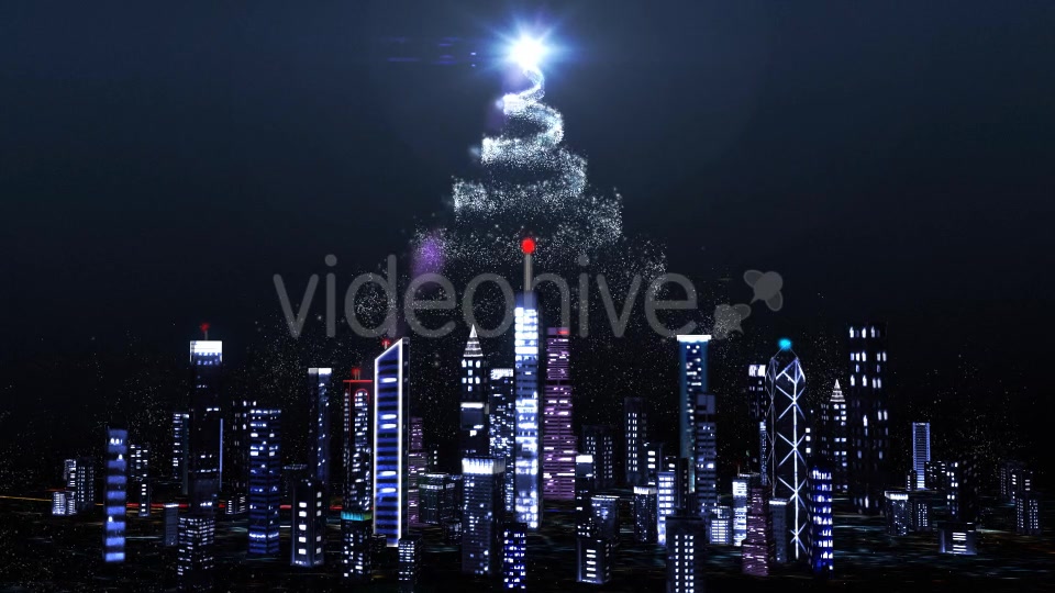 Christmas Tree over the City! Videohive 19080281 Motion Graphics Image 9